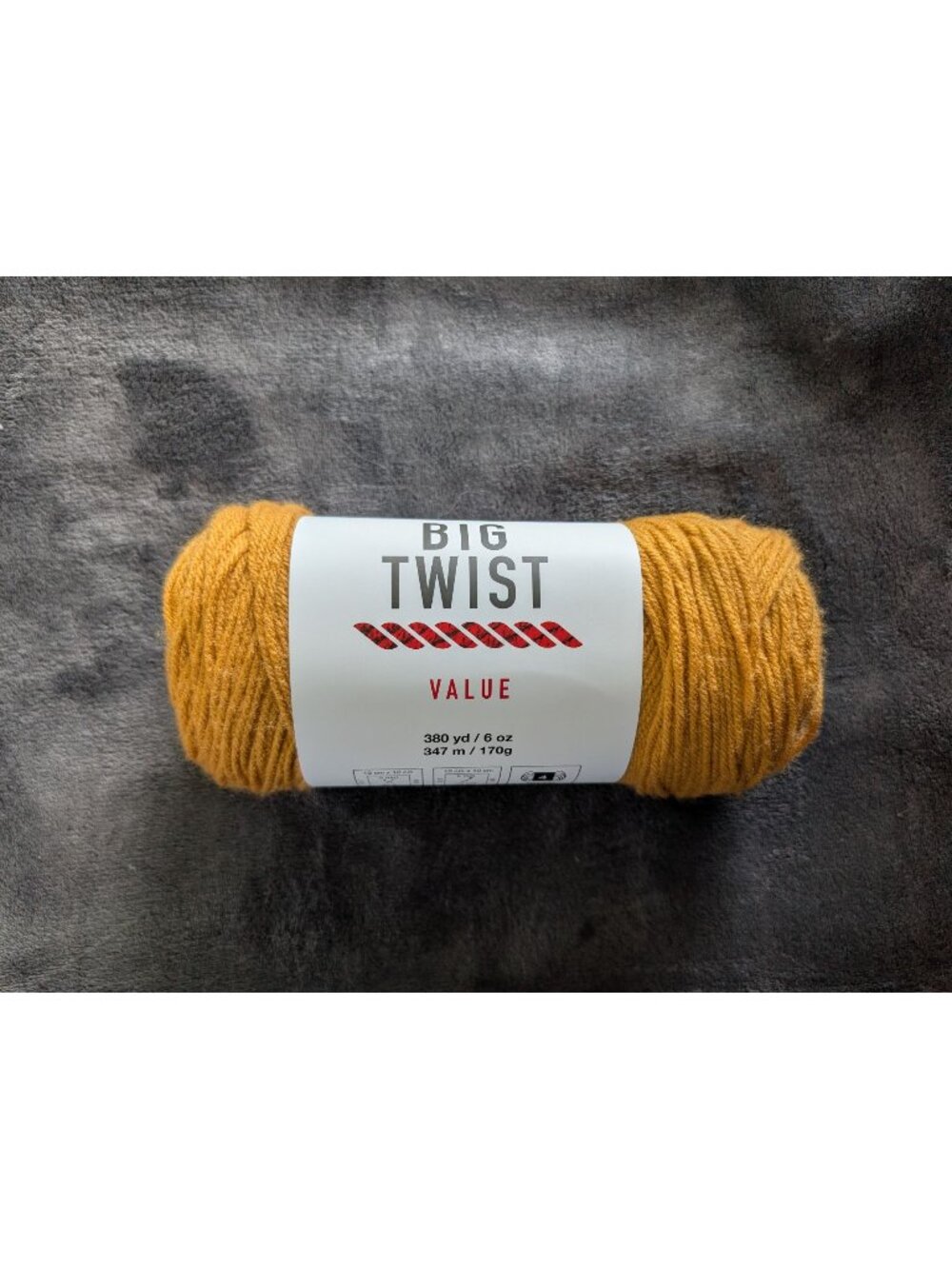 Big Twist Value Acrylic Yarn - Mustard